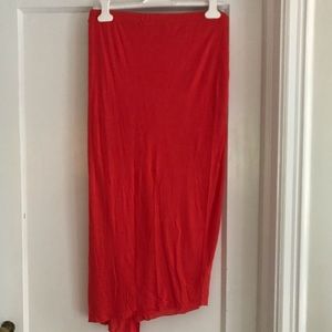 Helmut Lang Asymmetrical Maxi Skirt